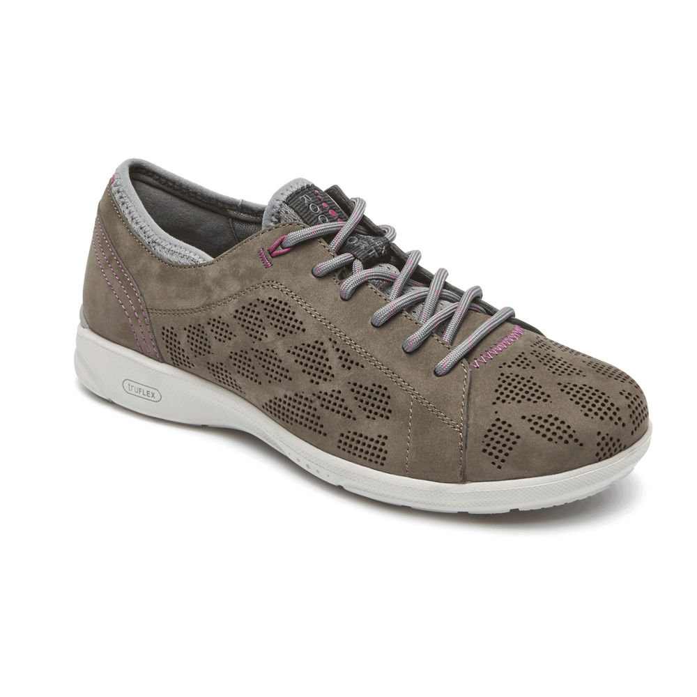 Tenis Rockport Mulher Marrom - Truflex Lace-To-Toe - 43950QKVP